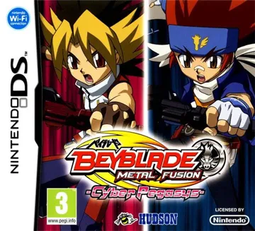 Beyblade Metal Fusion - Cyber Pegasus (Europe) box cover front